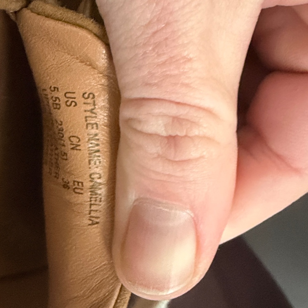 Kate Spade Camellia Tan Suede Leather Driving Shoe Slip On Loafer Women’s 5.5 - Picture 8 of 8